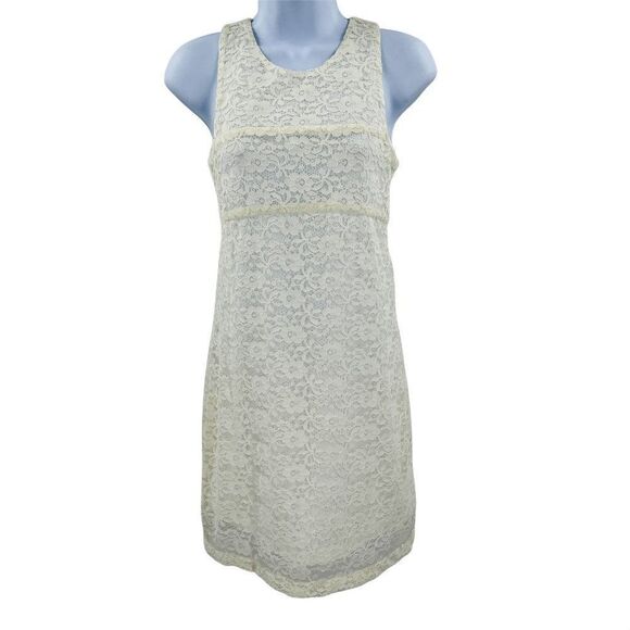 Gianni Bini Dresses & Skirts - Gianni Bini Sleeveless Side Cut Out Back Zip Up Lace Mini Dress XS
